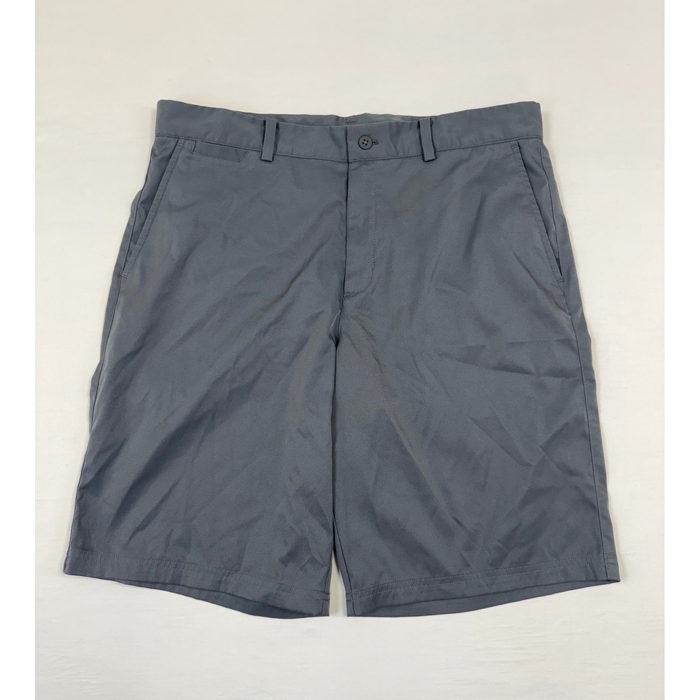 Nike Golf Men's Size‎ 34 Standard Dri Fit 10" Shorts Flat Front Gray 897914-021